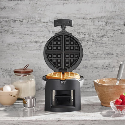 Cuisinart Belgian Waffle Maker - 1" Thick Round Waffles | Easy Flip Design, WAF-F30NAS
