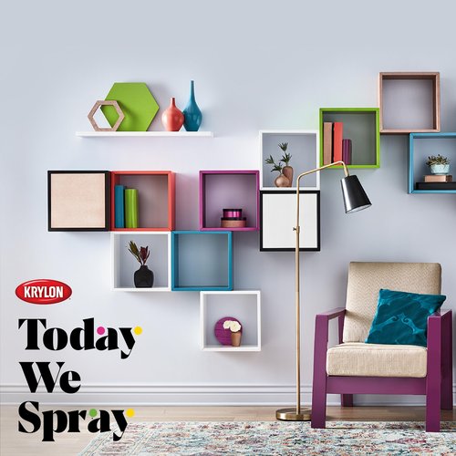 Krylon I00401 Glitter Aerosol Spray, Glistening Gold