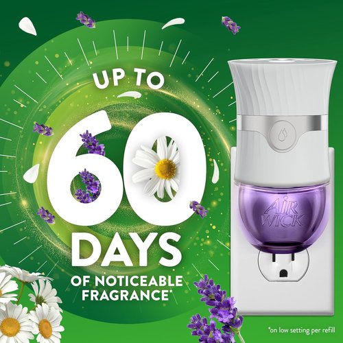 Air Wick Plug-In Scented Oil Refill - Lavender & Chamomile | Eco-Friendly Air Freshener, 10ct
