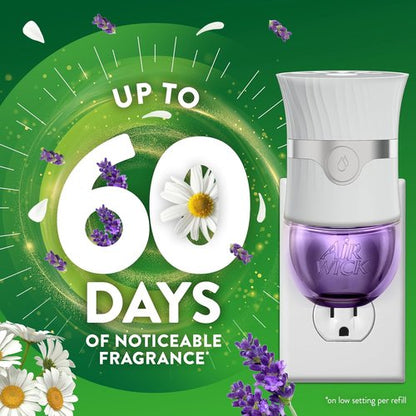 Air Wick Plug-In Scented Oil Refill - Lavender & Chamomile | Eco-Friendly Air Freshener, 10ct
