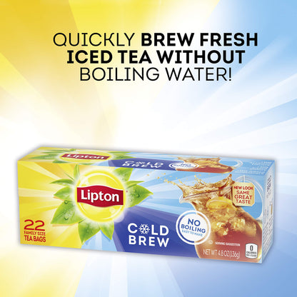 Lipton Family Iced Tea Bags Black tea 22 ct