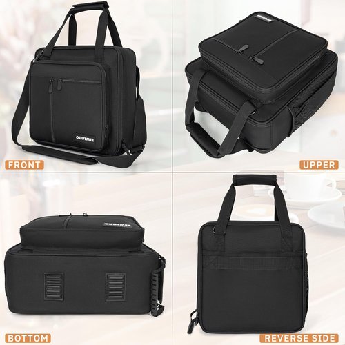 Keurig Coffee Maker Carrying Bag - Portable Storage Tote with Extra Pockets for K-Mini & K-Mini Plus