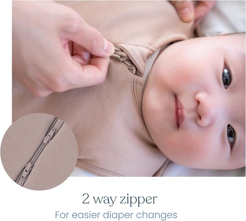 HALO SleepSack Swaddle - SuperSoft Bamboo Viscose, 3-Way Adjustable, 2-Way Zipper, 2 TOG
