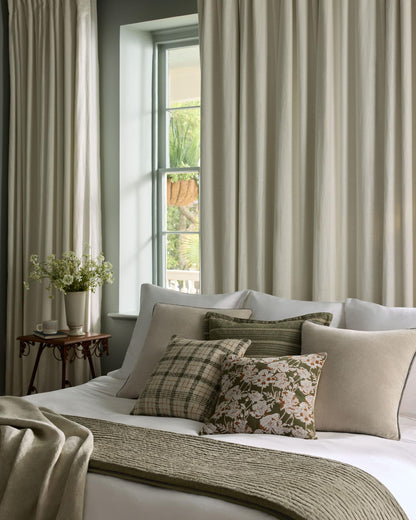 Loloi Chris Loves Julia Matilda Collection PCJ0031 Olive/Orange 18'' x 18'' Cover w/Down Pillow