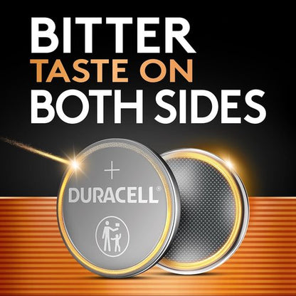 Duracell 2032 Lithium Battery - 4 Count Pack | Child Safety Features for Key Fobs & More