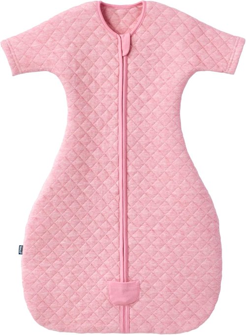 HALO Easy Transition Sleepsack - Wearable Blanket for Cozy Sleep | TOG 1.5, Medium, Heather Pink