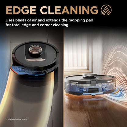 Shark Robot Vacuum & Mop Combo - PowerDetect NeverTouch Pro with Self-Emptying & Self-Clean Pad - Black