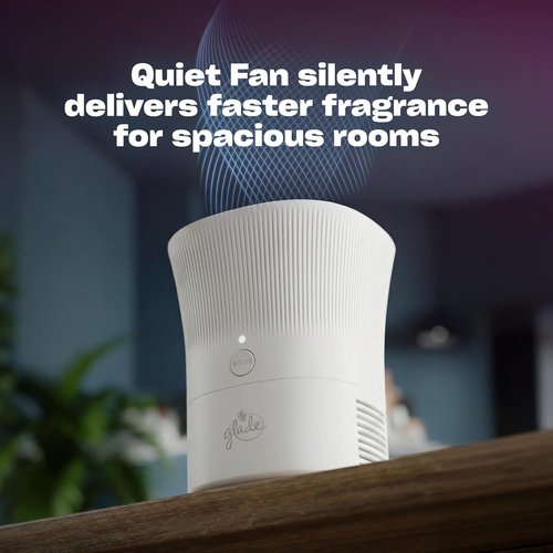 Glade Scented PlugIns Air Freshener - Clean Linen | Includes 1 Device + 4 Refills, 2.61 fl oz