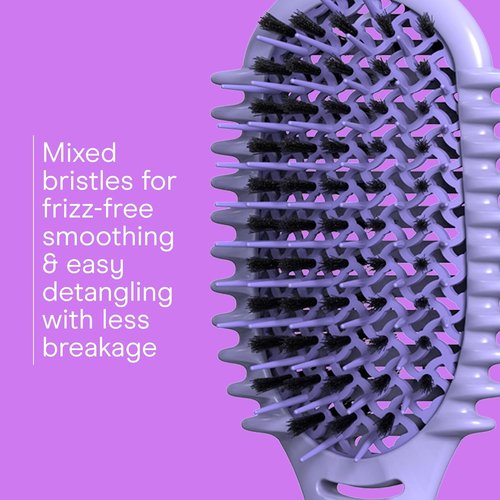 Conair Curl Define Pro Hair Brush - Dual-Vent Design for Frizz-Free Detangling & Curl Definition