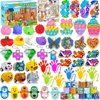 126 Pcs Party Favors for Kids | Easter Egg Fillers & Treasure Box Toys for Classroom Prizes