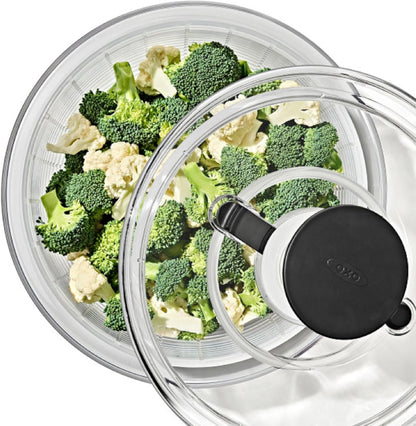 OXO Good Grips Salad Spinner - 6.22 Quart Lettuce & Fruit Washer with Strainer | Pack of 4