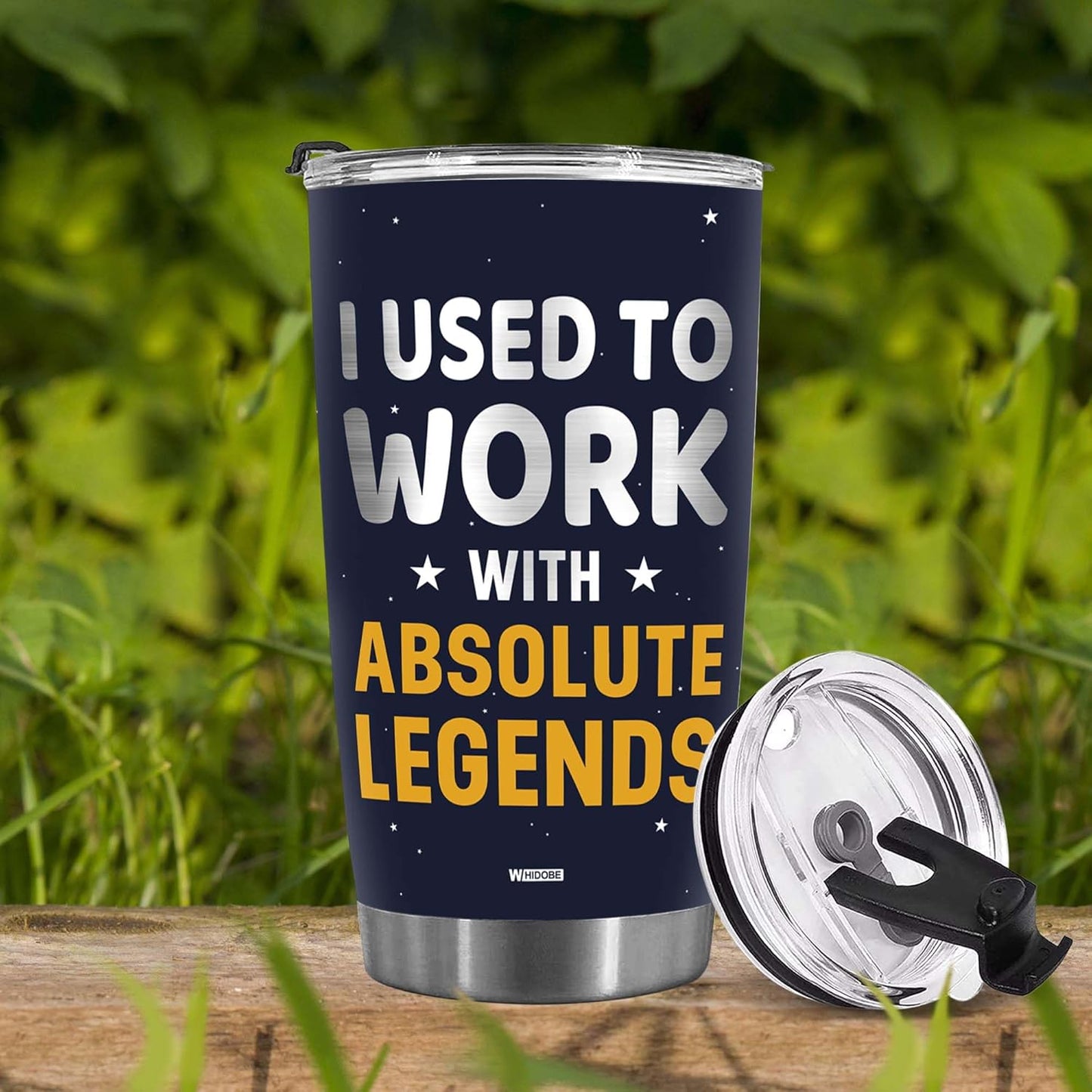 WHIDOBE Gift For Leaving Coworker - I Used To Work With Absolute Legend - Retirement Gifts - Leaving Gifts for Boss, Colleague - Going Away, Farewell Goodbye Workplace Gift For Coworker
