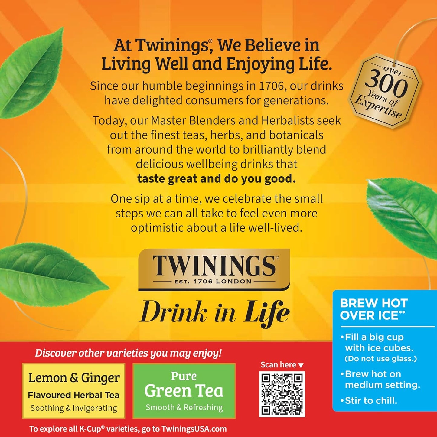 Twinings Decaffeinated English Breakfast Black Tea K-Cup Pods - Smooth & Flavorful | 24 Count