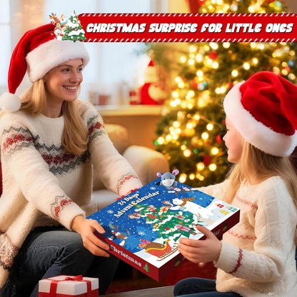 Christmas Advent Calendar 2025 by [Brand Name] - 24 Days of Surprises with Mini Plush Toys | Perfect for Kids & Teens