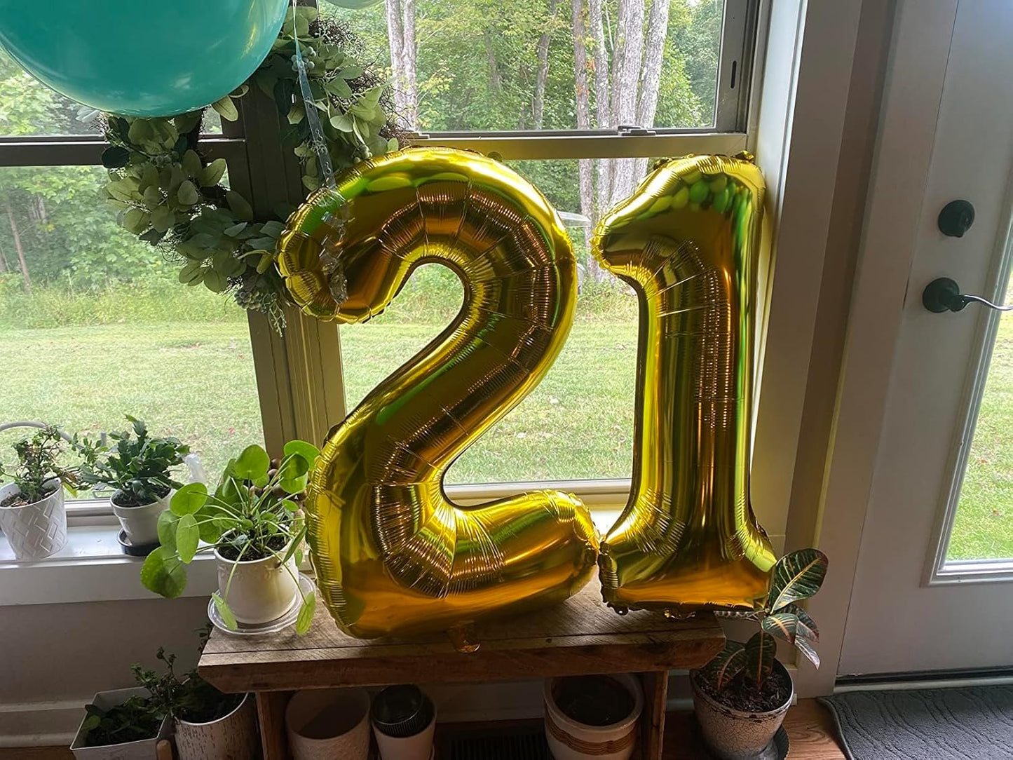 27-Inch Gold Number Balloons by [Brand Name] - Perfect for Birthday, Wedding & Graduation Celebrations