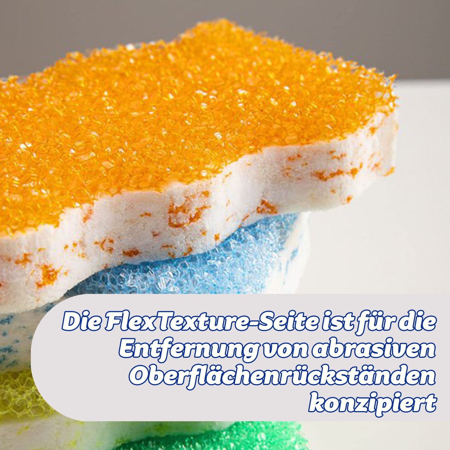 Scrub Daddy Eraser Daddy 10x, Magic Eraser Sponge for Painted Walls, Skirting Board Cleaner, Melamine Sponges, Dual-Sided Scrubber Pads, All Purpose Cleaning Sponges, Magical Mark Remover, 2 Pack