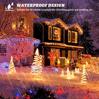 Skiennix 33ft 100 LED Fairy String Lights - Waterproof Warm White Twinkle Lights for Indoor/Outdoor Decor