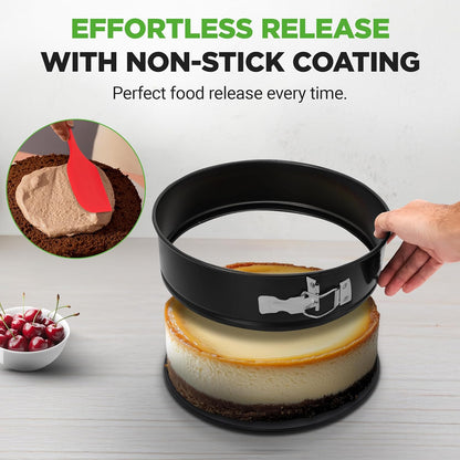 NutriChef 42-Piece Nonstick Bakeware Set - Carbon Steel Pans & Essential Baking Tools - Perfect for Sweet & Savory Treats