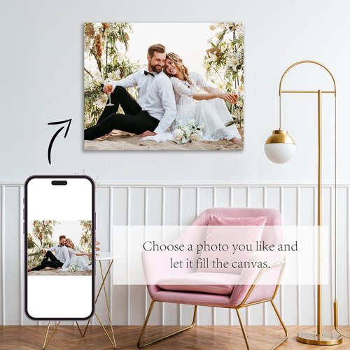 Custom Canvas Prints by [Brand Name] - Personalized 8x10 Framed Photo Gifts | Ideal Wall Art for Home Decor