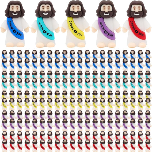 YuDanae Mini Baby Jesus Figures - 200pcs Bulk for Sunday School & Religious Party Favors | Perfect for Baptism Gifts & Easter Egg Stuffers