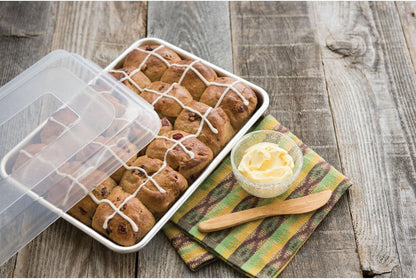 Nordic Ware Naturals Quarter Sheet Pan with Lid - Perfect for Baking and Meal Prep