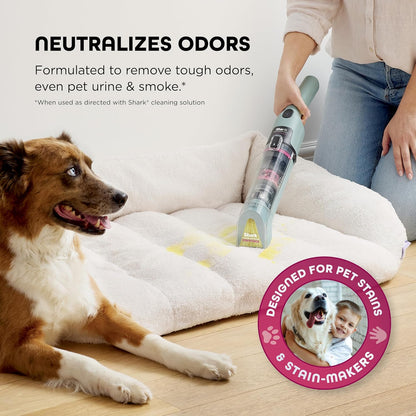 Shark StainForce Cordless Portable Spot & Odor Remover System - Ideal for Carpets, Rugs & Upholstery