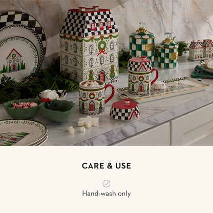 Holly Leaf Ceramic Candy Dish by Mackenzie-Childs