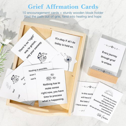 Condolences Gift For Loss, Sympathy Gift Baskets Bereavement Grief Gift Ideas for Loved One Father Mother Husband Sister Friend, Sorry For Your Loss Gifts, Grieving Self Care Package For Women Men