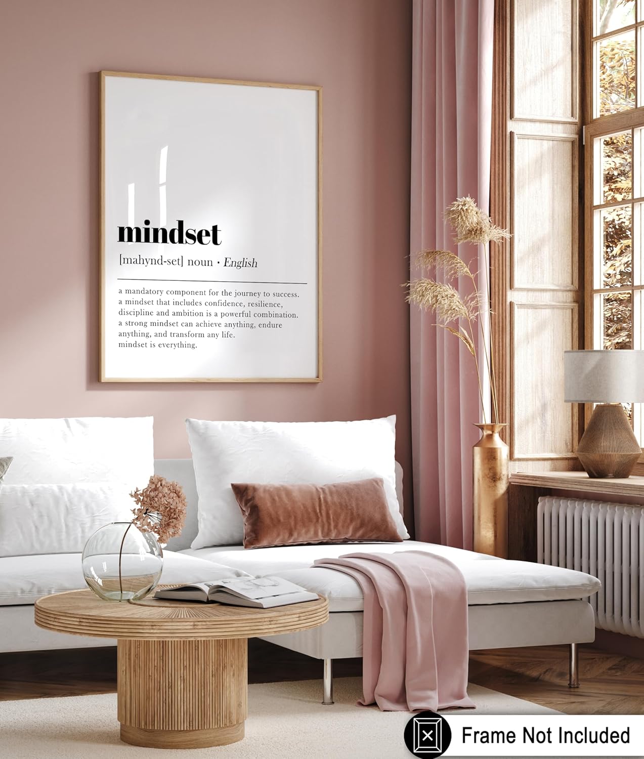 Poster Master Motivational Mindset Print - Inspiring Typography Wall Art - 8x10 Unframed Decor