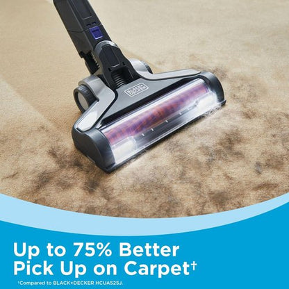 BLACK+DECKER Cordless Pet Hair Vacuum - Maximum Suction, Up to 55 Minutes Runtime, Lightweight Design