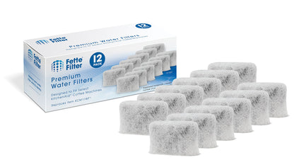 Fette Filter - Charcoal Water Filter Pods Compatible with KitchenAid Coffee Maker KCM11WF (12-Pack)