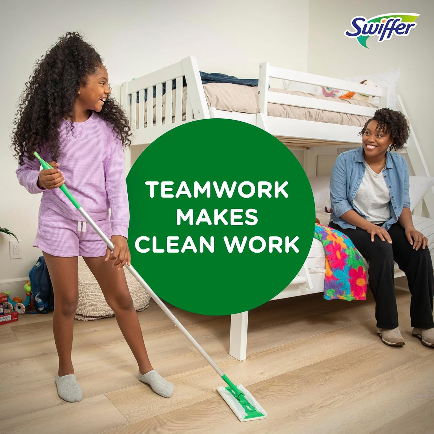 Swiffer Sweep + Mop Dry Pads Refill - Effective Floor Cleaner for Dirt & Dust | Lavender, 52ct