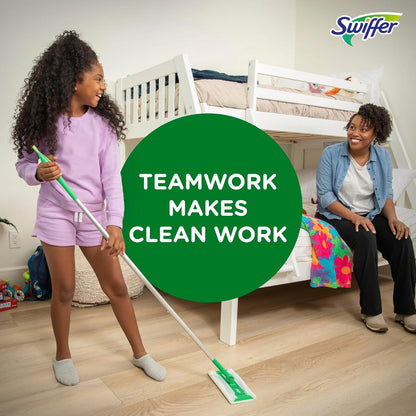 Swiffer Sweep + Mop Dry Pads Refill - Effective Floor Cleaner for Dirt & Dust | Lavender, 52ct