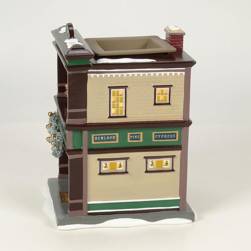 Department 56 Scenterville Village - Frazier's Fresh Wax-Warming Building & Figurine Set | 8.27 Inch, Multicolor