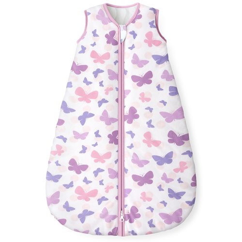Yoofoss Baby Sleep Sack 6-12 Months, 1.5 Tog Baby Wearable Blanket with 2-Way Zipper, 100% Cotton Organic Fabric Winter Infant Sleeping Sack, Warm Soft Comfy