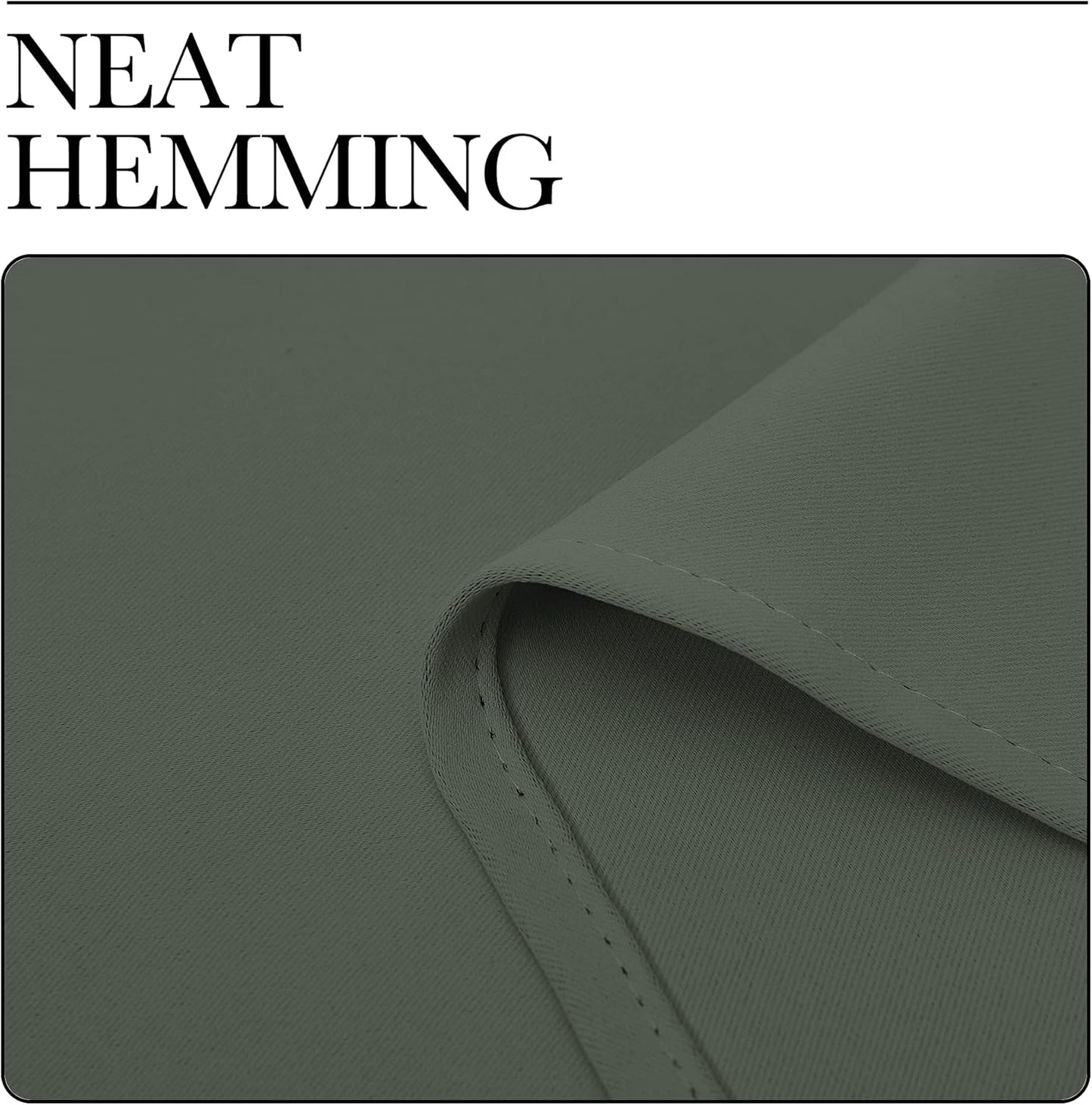 NICETOWN Blackout Draperies | Thermal Insulated Grommet Curtains - 55" W x 102" L for Holiday Decor