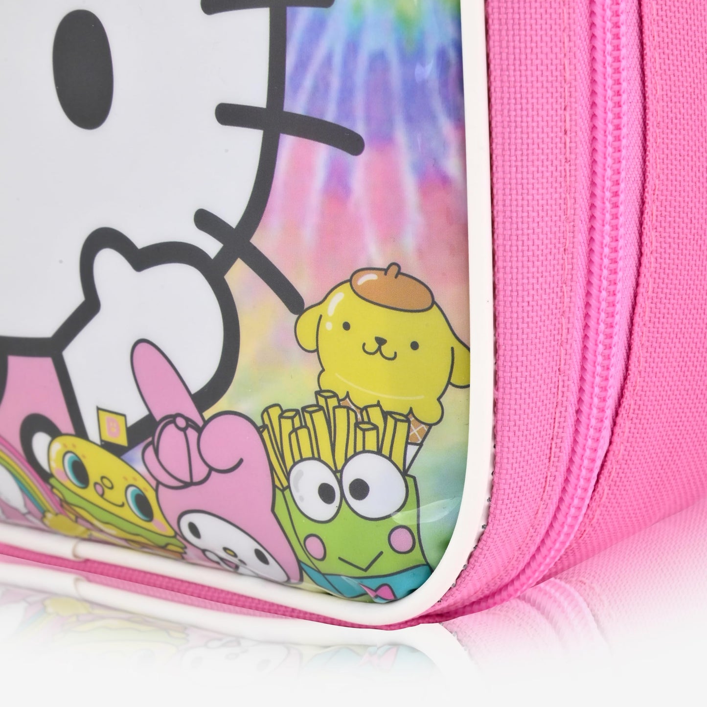 Fast Forward Sanrio Hello Kitty Lunch Box for Kids | Insulated Lunch Bag Lunch Box for Girls, Boys, Unisex | Hello Kitty and Friends Pink Reusable Lunchbox