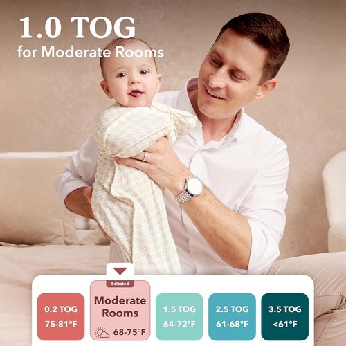 Love to Dream Swaddle Up Transition Swaddle - Patented Zip-Off Wings for Safe Baby Rolling | 1.0 TOG, 13-19 lbs, Deep Olive