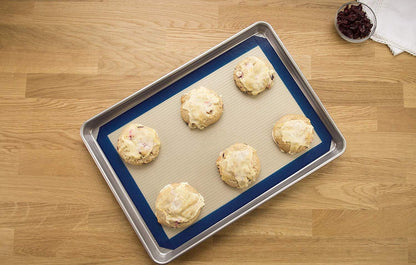 USA Pan Bakeware Nonstick Half Sheet Pan Set with Silicone Mat - Perfect for Baking & Cooking