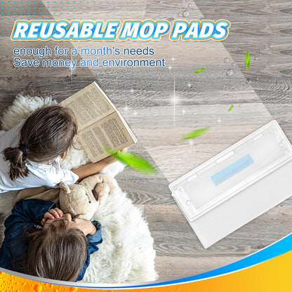 Skiennix Reusable Vac Mop Replacement Pads - 6 Pack for Shark Vac Mop VM252, VM200, VM250 | Ideal for Hardwood Floor Cleaning