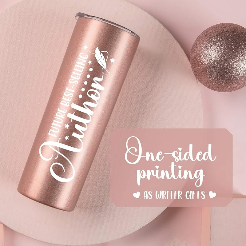 20oz Insulated Tumbler Gift for Writers – Future Author Anniversary