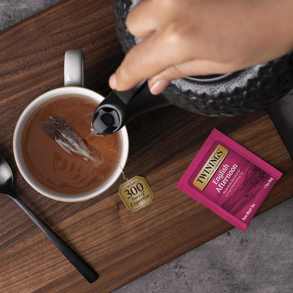 Twinings English Afternoon Tea - Refreshing Caffeinated Black Tea Bags | 2-Pack, 20 Count Each