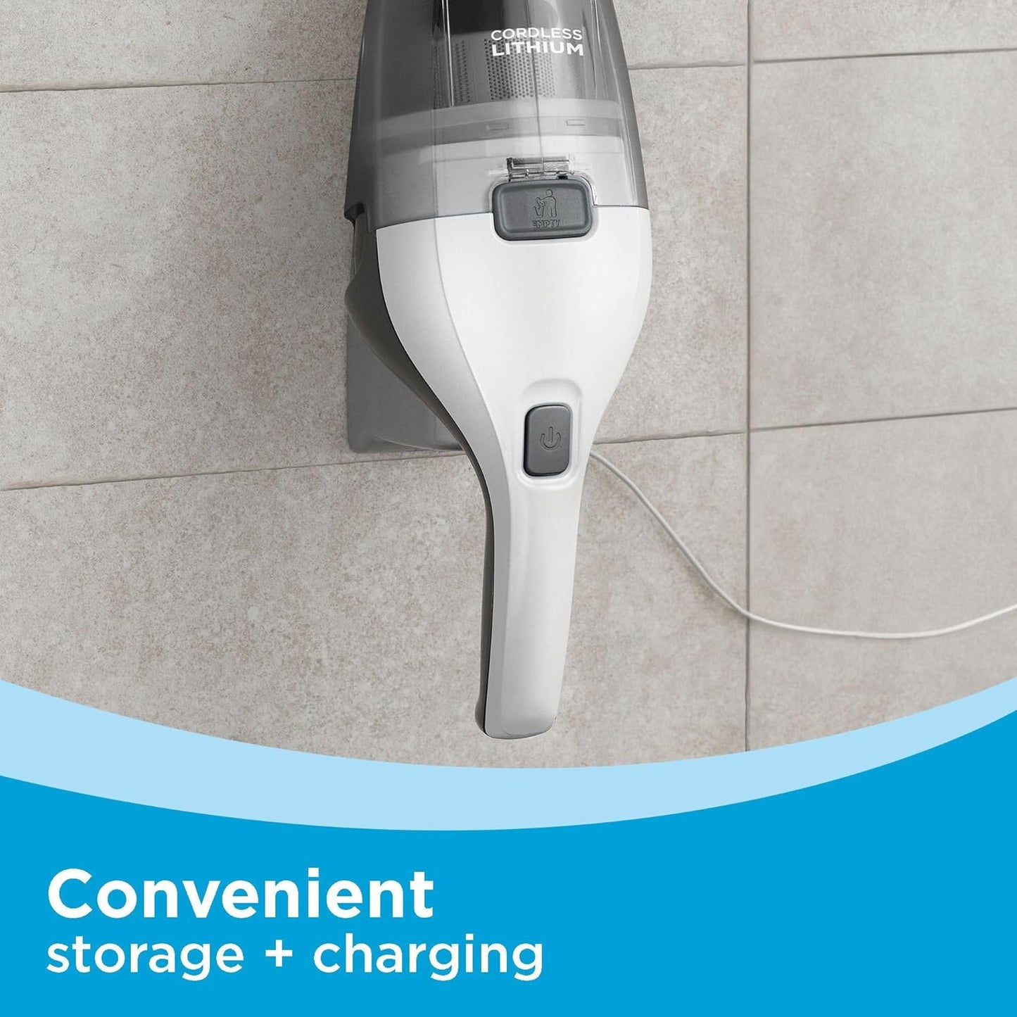 BLACK+DECKER Cordless Handheld Vacuum - Powerful Portable Car Vacuum with Strong Suction | QuickClean, Rechargeable