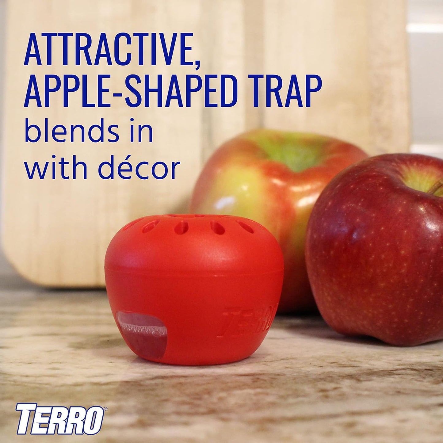 Terro T2503-3 Fruit Fly Trap - Effective Indoor Pest Control | Safe & Non-Toxic Solution