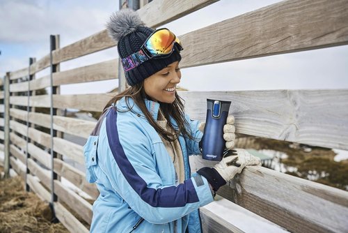 Contigo West Loop Travel Mug - Stainless Steel Vacuum Flask with Leakproof Design | BPA-Free Lid
