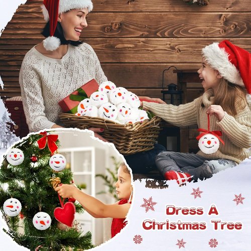 Civaner Plush Fake Snowballs - 120 Pcs for Indoor Snowball Fights | Classic 2 Inch Christmas Decor