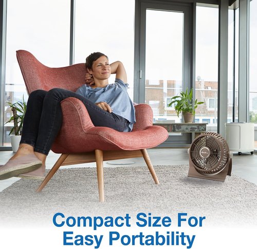 Air King 9525 9-Inch Pivot Fan - 2-Speed Adjustable Airflow for Ultimate Comfort