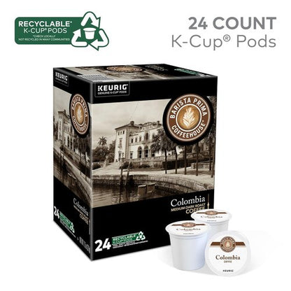 Barista Prima Coffeehouse Colombia Coffee K-Cup Pods - 96 Count for Rich Flavor & Convenience