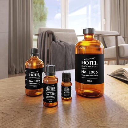 AirScent Hotel Diffuser Oil No. 1006 - Neroli Ocean Breeze Melon - Premium Fragrance for Diffusers | 120 mL Glass Dropper Bottle