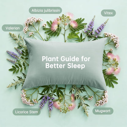 MUXHOMO Queen Comforter Set - 7-Piece Sage Green Bedding with Reversible Botanical Design & Ultra Soft Fabric
